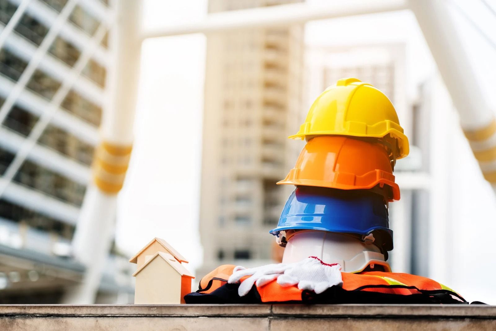 Safety helmets and gloves