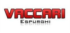 Logo Vaccari Esprghi in rosso e nero su sfondo bianco.