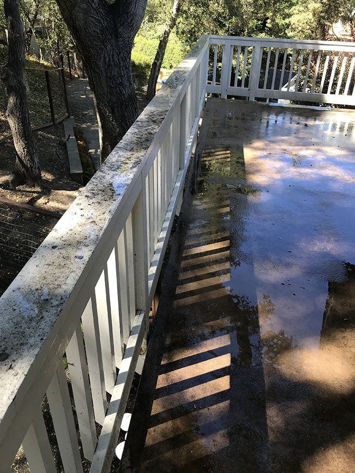 Concrete Deck Power Washing — Belmont, CA — ASG Complete Landscape