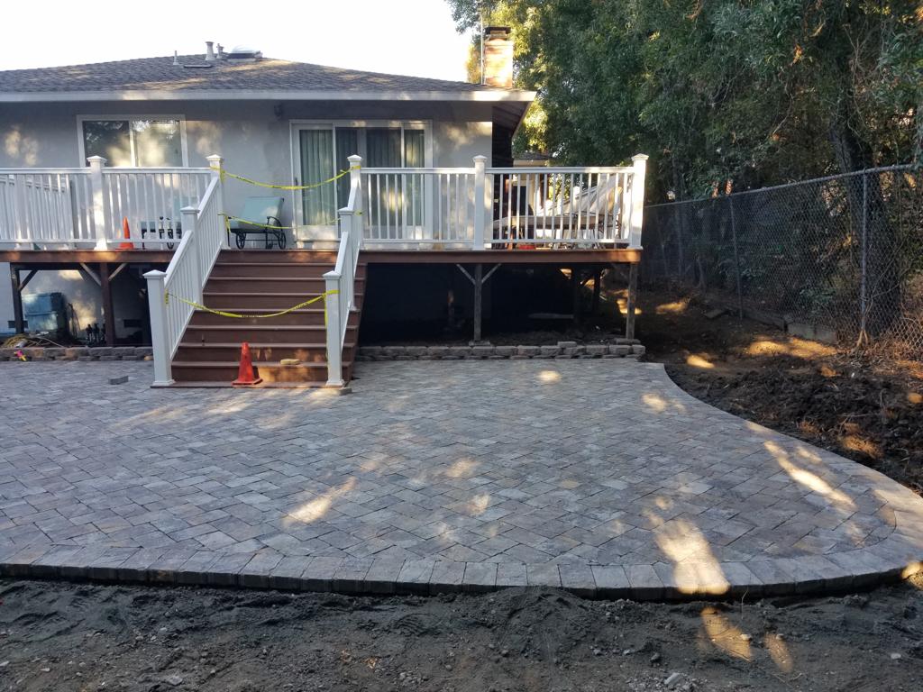 Paver In Progress — Belmont, CA — ASG Complete Landscape Paver In Progress — Belmont, CA — ASG Complete Landscape
