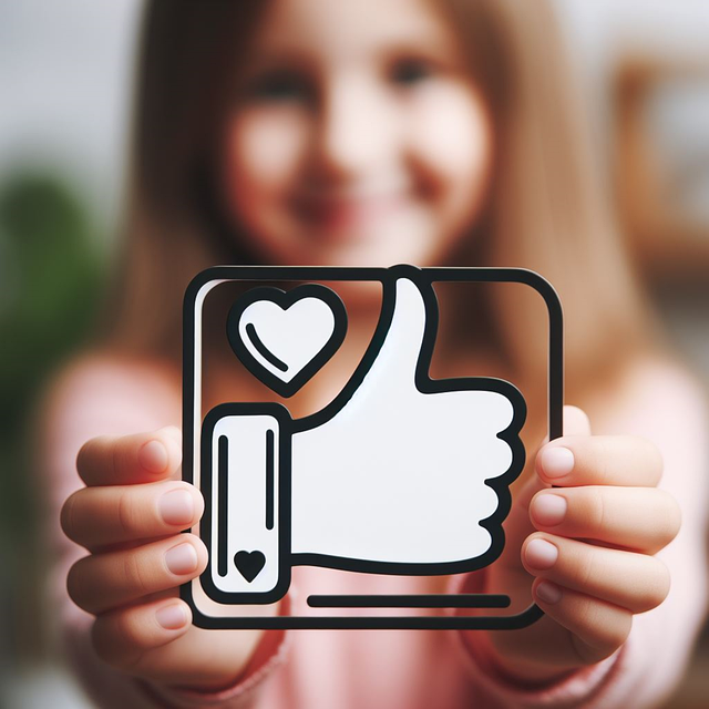 Like icon on image