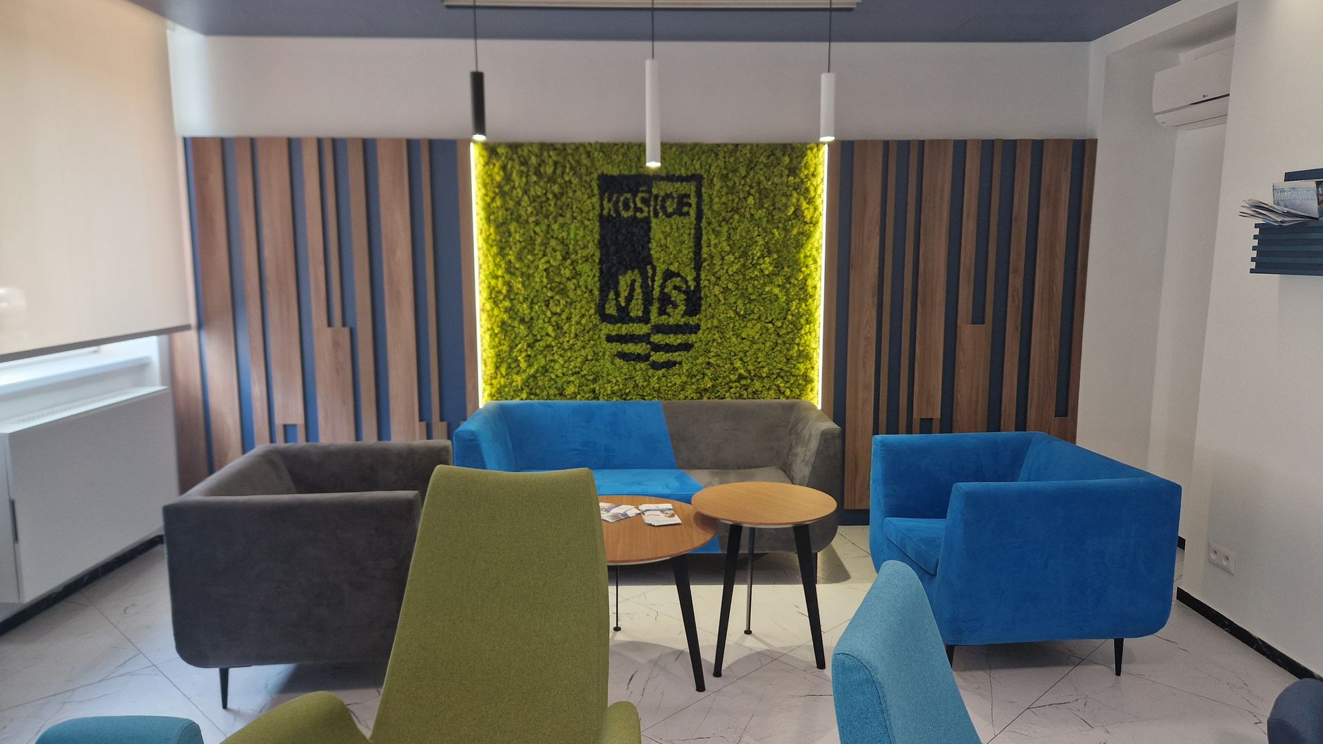 Machová stena MOSSWall, VVS Košice