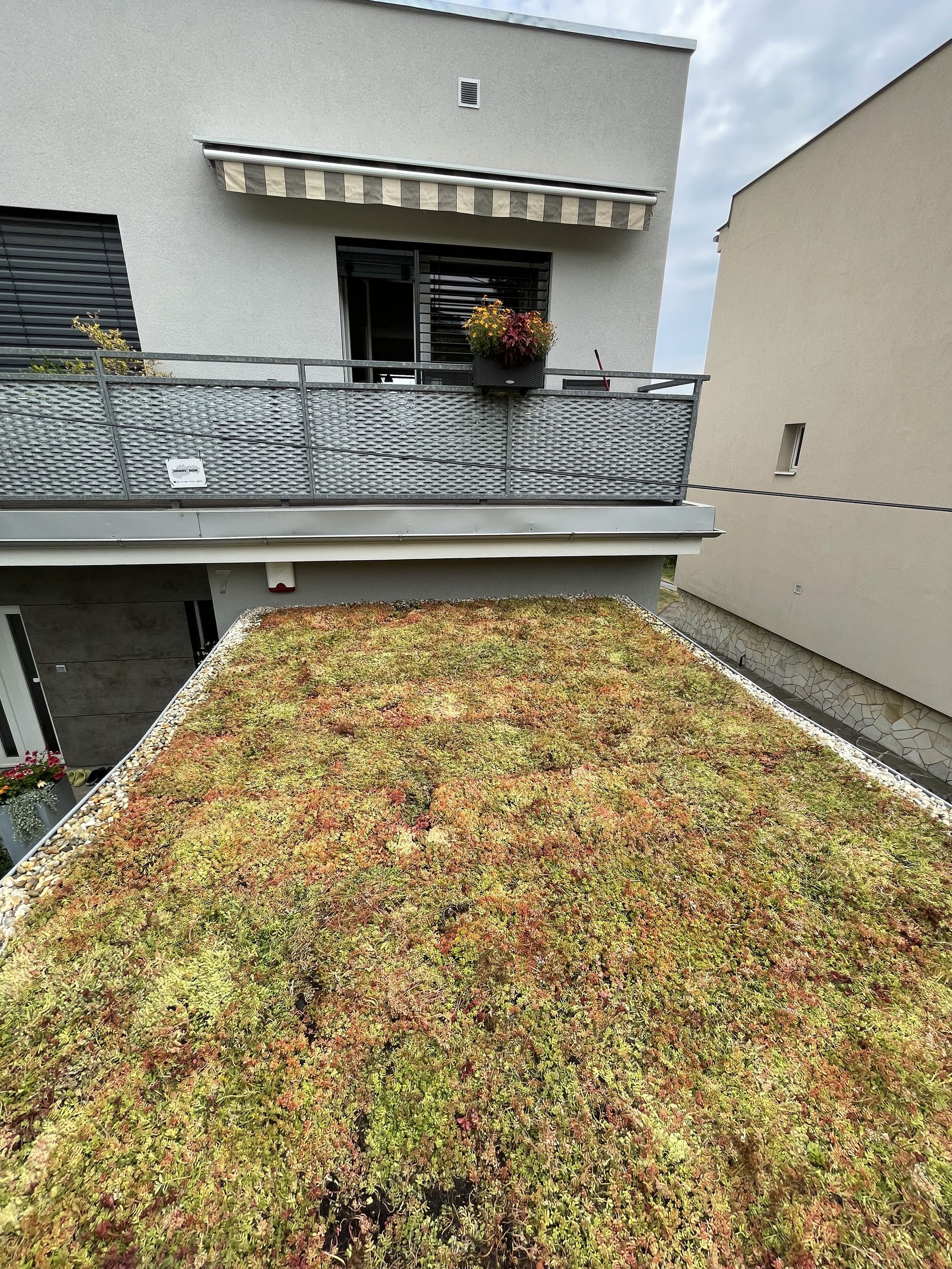 Extenzívna zelená strecha, Ul. Podhradová, Košice