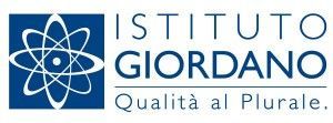Istituto Giordano logo with blue atom icon and the tagline “Qualità al Plurale”