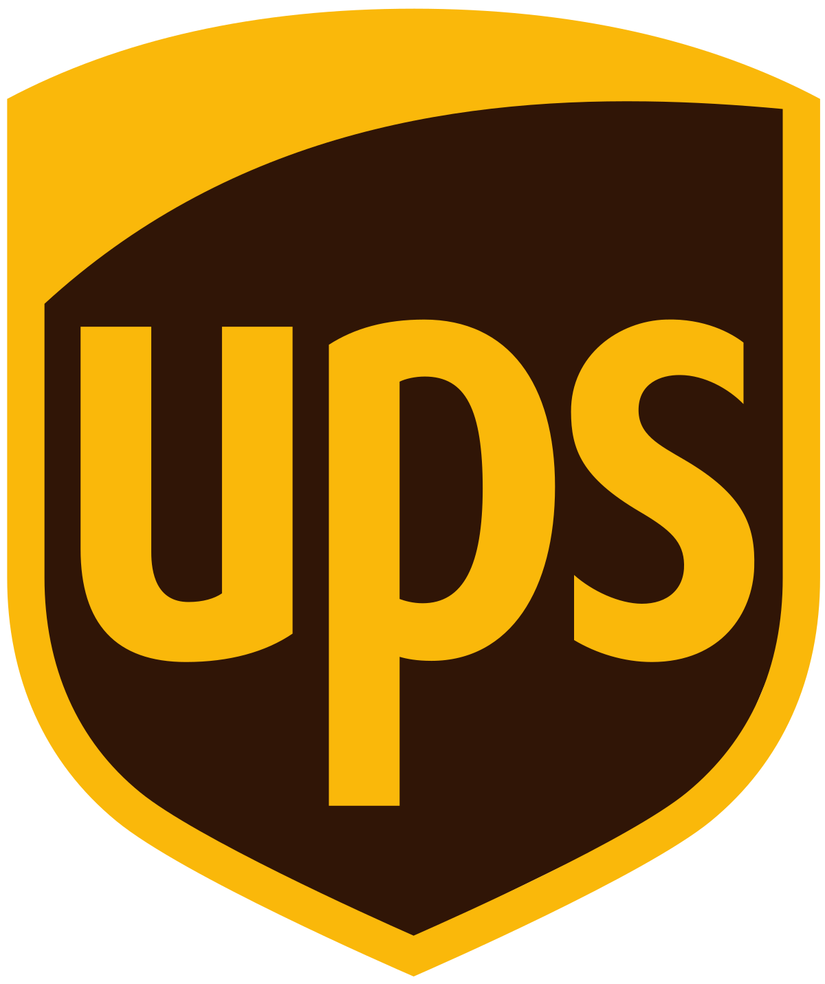 The ups logo is shown on a white background