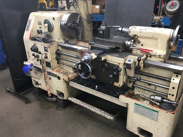 A workstation for rebuilt auto transmission services near Huntington, IN