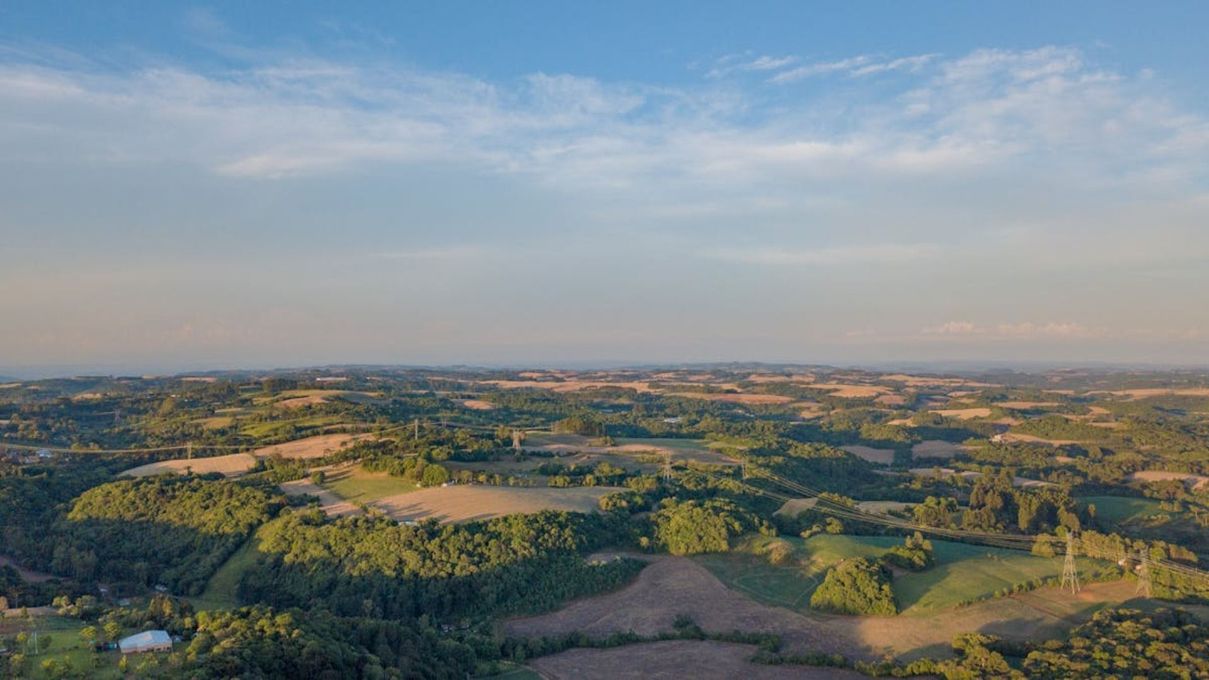 paisaje desde dron