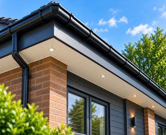 Fascias soffits guttering and cladding by Window Nation UK