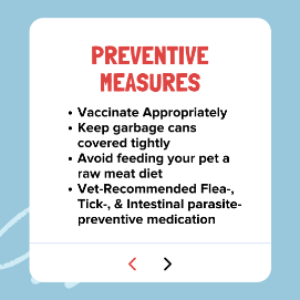 A poster that says preventive measures on it