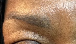 before eyebrow microblading