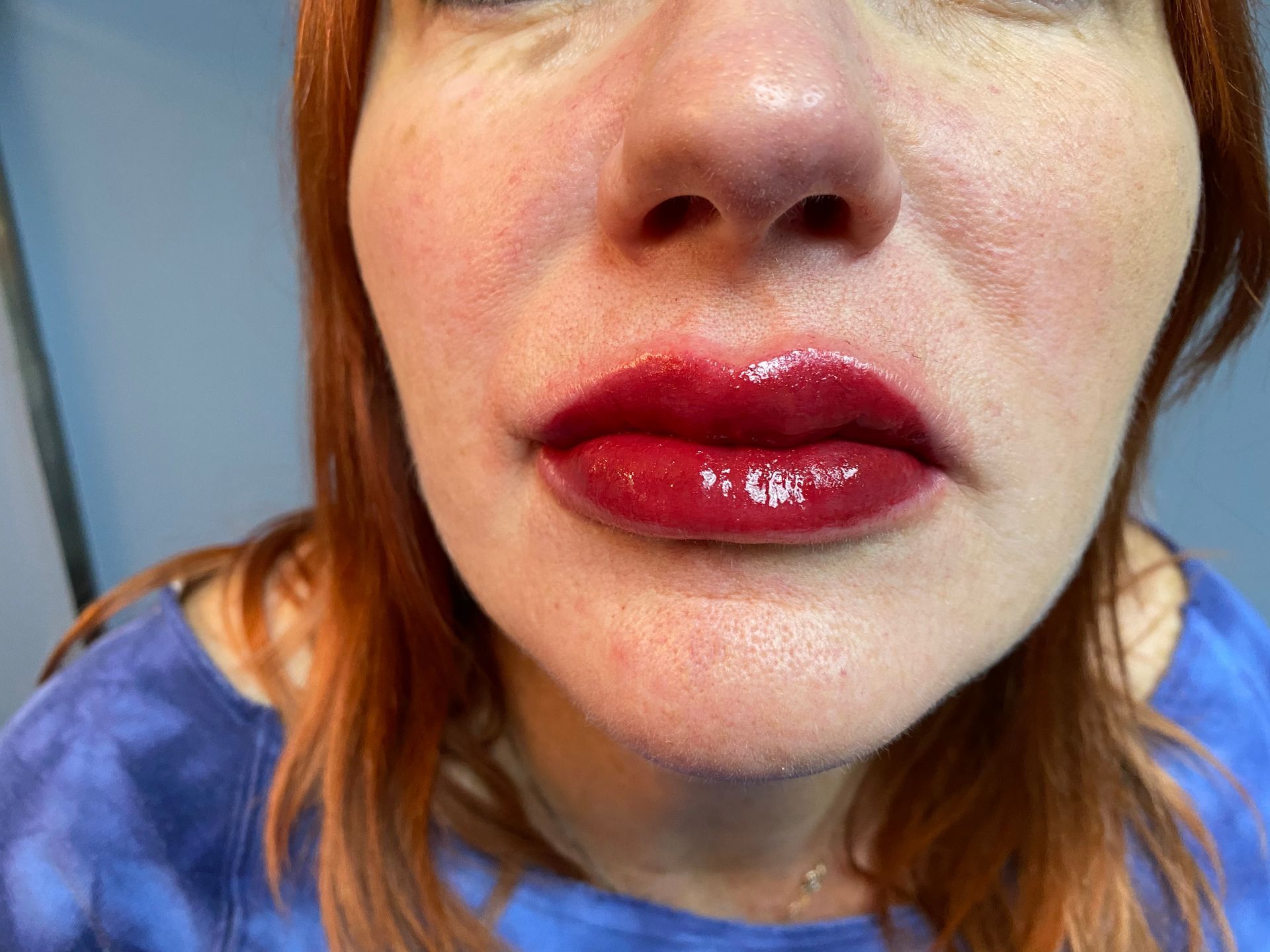 after lip color