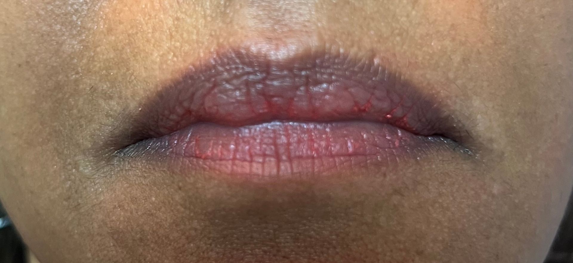 Before lip color