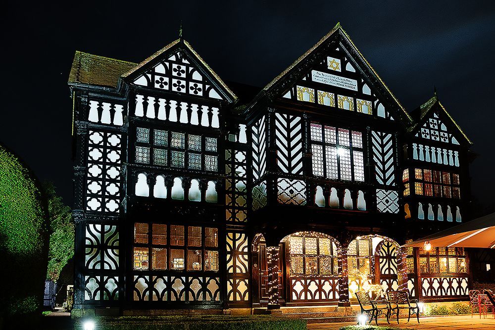Paris House restaurant exterior at night — food photography by Oakley Studios, Woburn, Bedfordshire