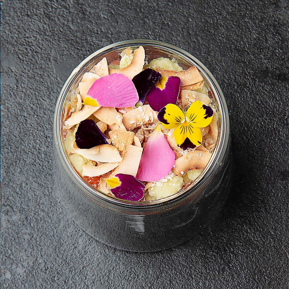 Paris House Michelin Guide restaurant grapefruit dish — fine dining food photography by Oakley Studios, Woburn