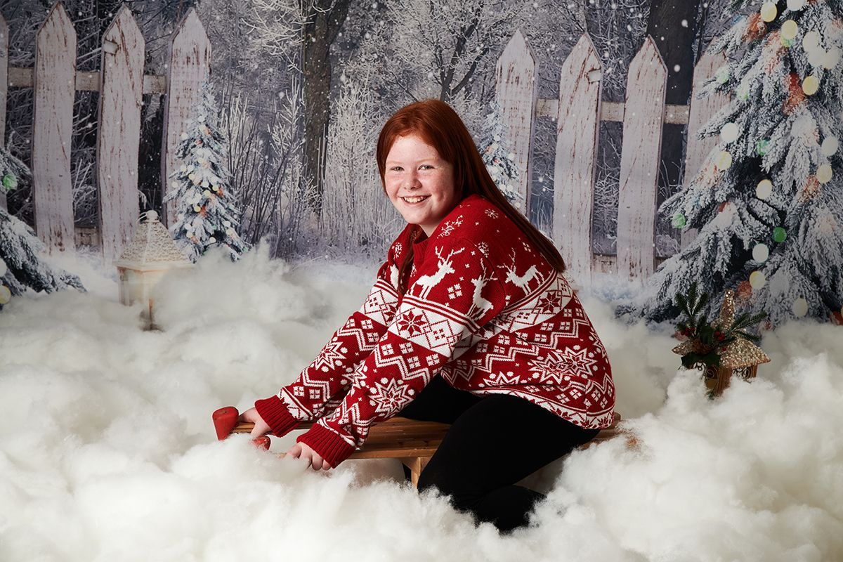Christmas photoshoot at Oakley Studios, Luton' or 'Bedfordshire