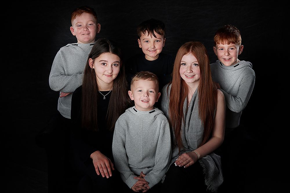 Casual family portrait session at Oakley Studios — relaxed children and family photography, Luton and Dunstable border