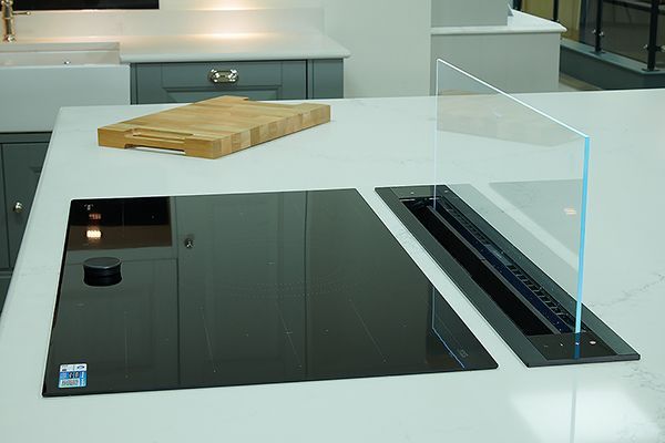 Joe Graham and Sons kitchen showroom — Laura Ashley kitchen range, commercial photography by Oakley Studios, Luton