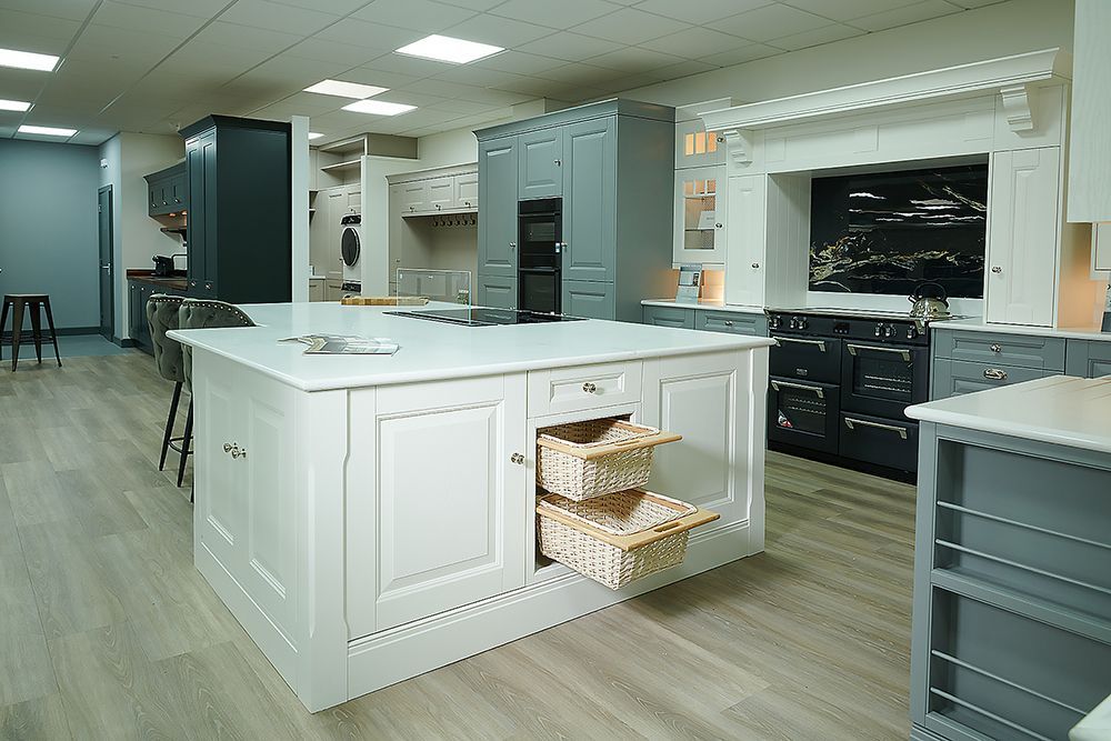 Joe Graham and Sons kitchen showroom photography by Oakley Studios — business branding photography in Luton