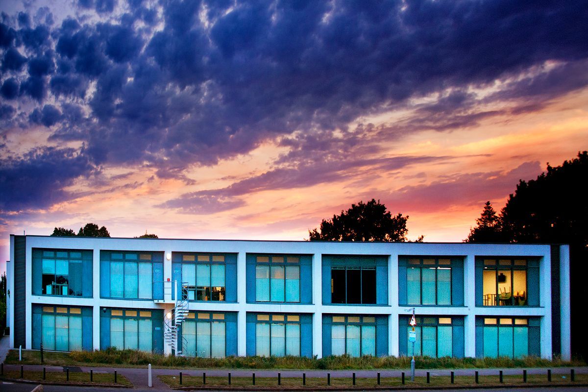 Foxley Kingham Accountants exterior of building, modern office business photography by Oakley Studios, Luton