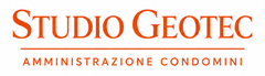 Studio Geotec logo in orange text with “Amministrazione Condomini” underneath