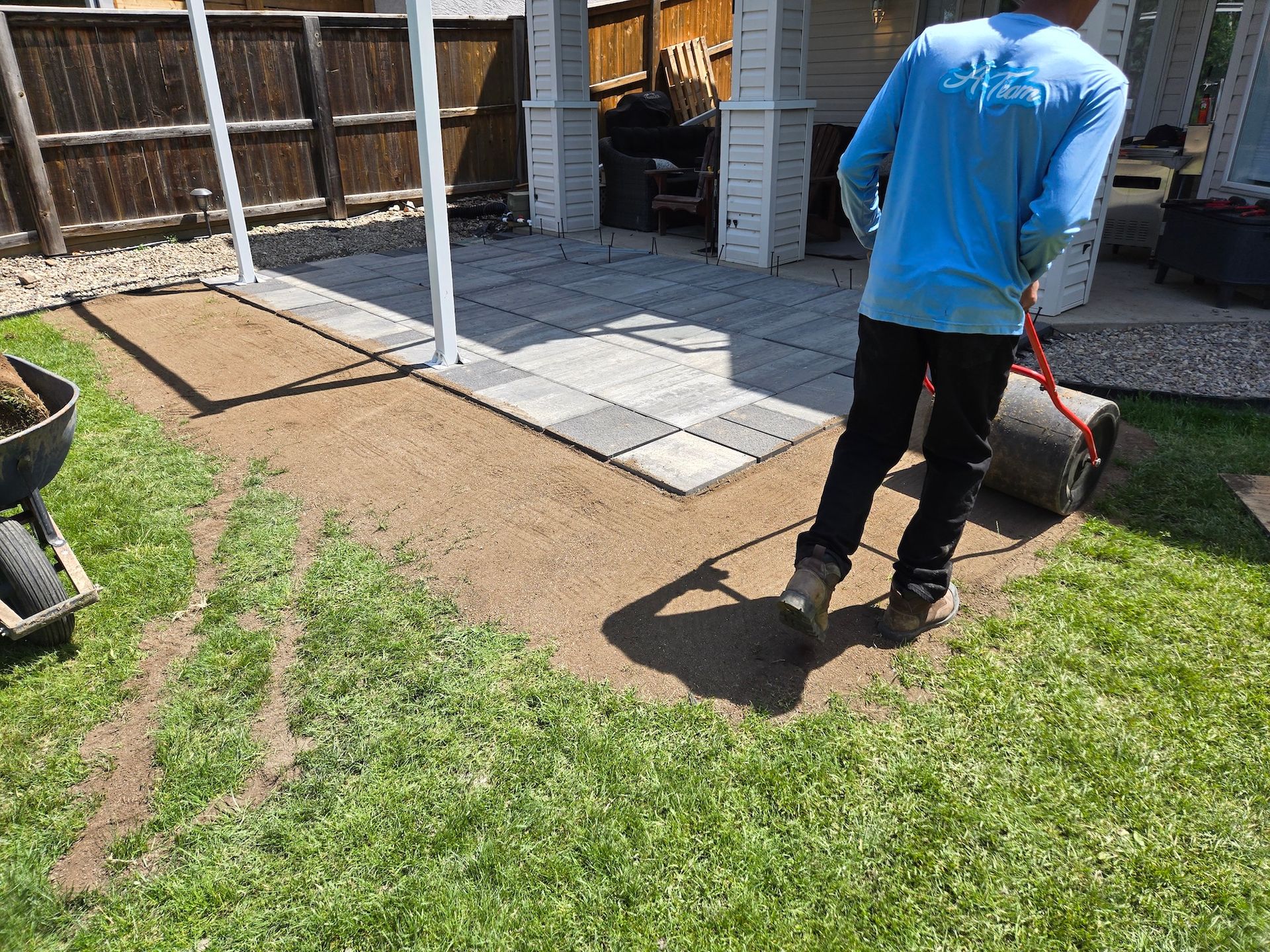 Aeration and overseeding. Aeration and overseeding.