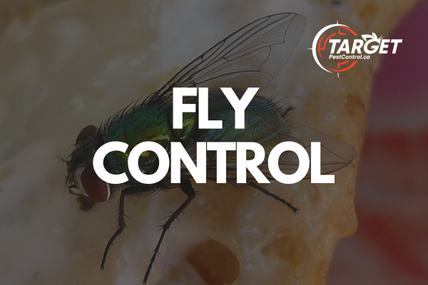 a picture of a fly with the words fly control above it