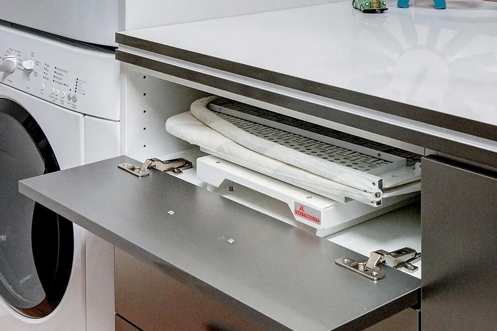 pull-out iron board