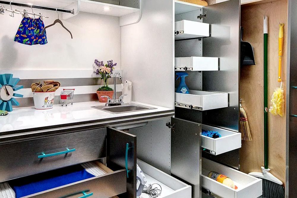 Custom Laundry Room Cabinets