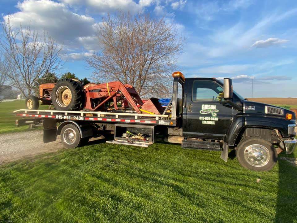 Farm Equipment Transport — Leland, IL — Gibson Towing Farm Equipment Transport — Leland, IL — Gibson Towing