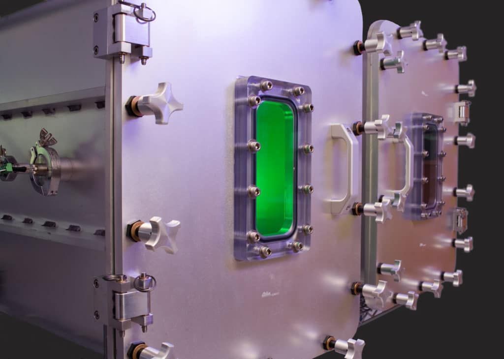 Aluminum R&D chambers for fresh fruits and flowers under hypobaric conditions to extend shelf life 10X.  