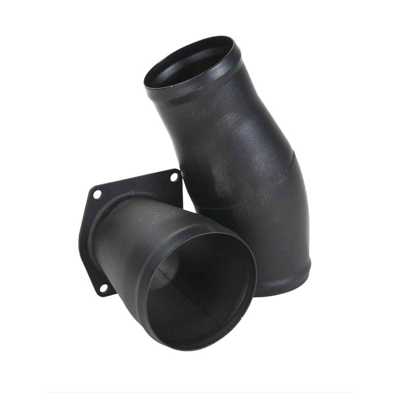 Black Custom Shape Pipe — Moorabbin, VIC — Beta Metal Spinning Co
