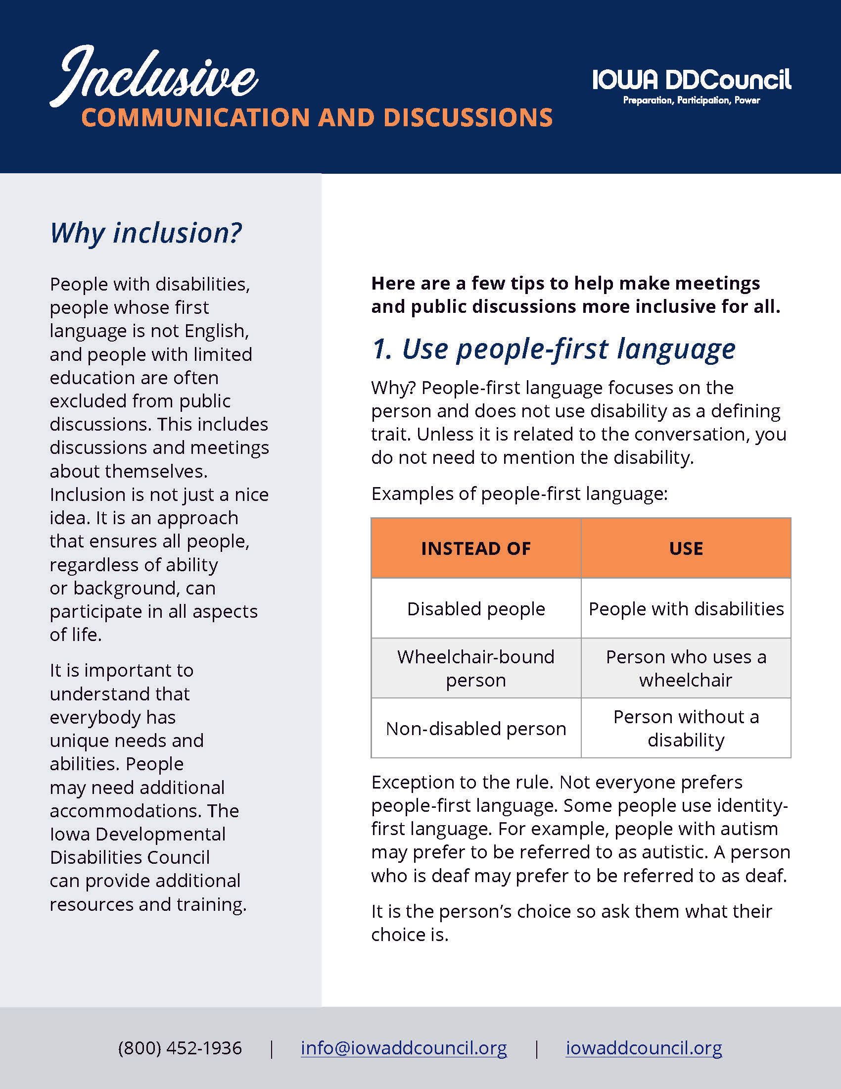 Inclusive Communication