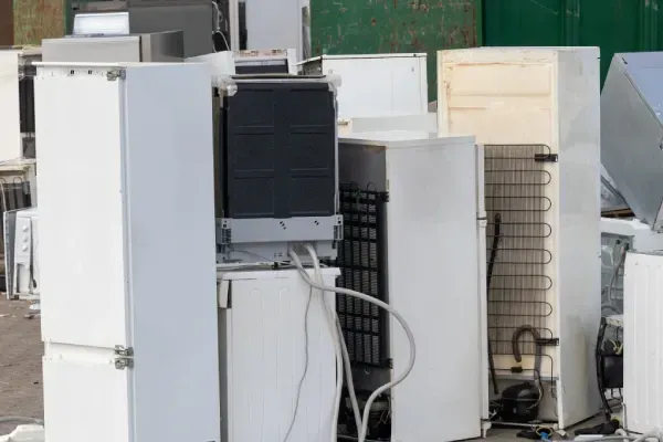 Professional appliance removal and hauling.