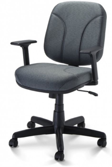 Cadeira-Giratória-Diretor-Para-Sala-De-Reunião-Revestimento-Couro-Ecológico- Com-Costura-Em-Alto-Relevo-Modelo-U-Com-Apoio-De-Braço-Com-Regulagem-De-Altura-Estrutura-Da-Cadeira-Preta