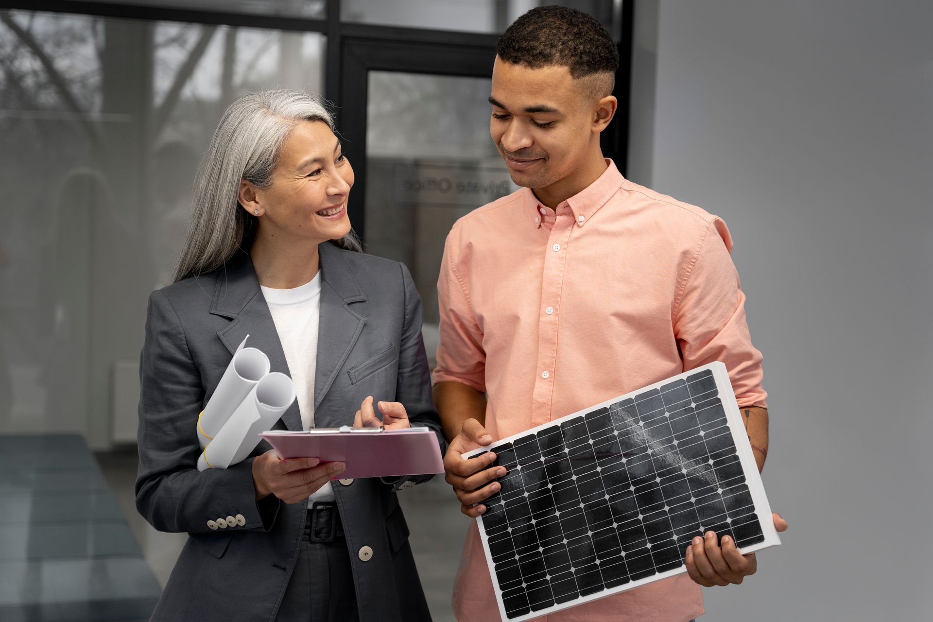 Paneles solares para apartamentos en zonas comunes