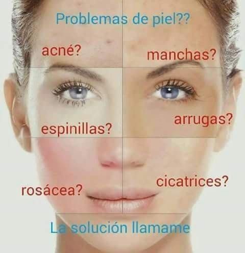 Un primer plano del rostro de una mujer con las palabras