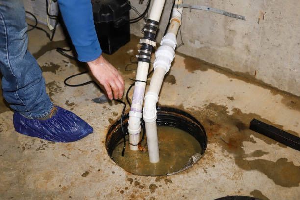 A pump repair technician providing professional sump pump repair services.