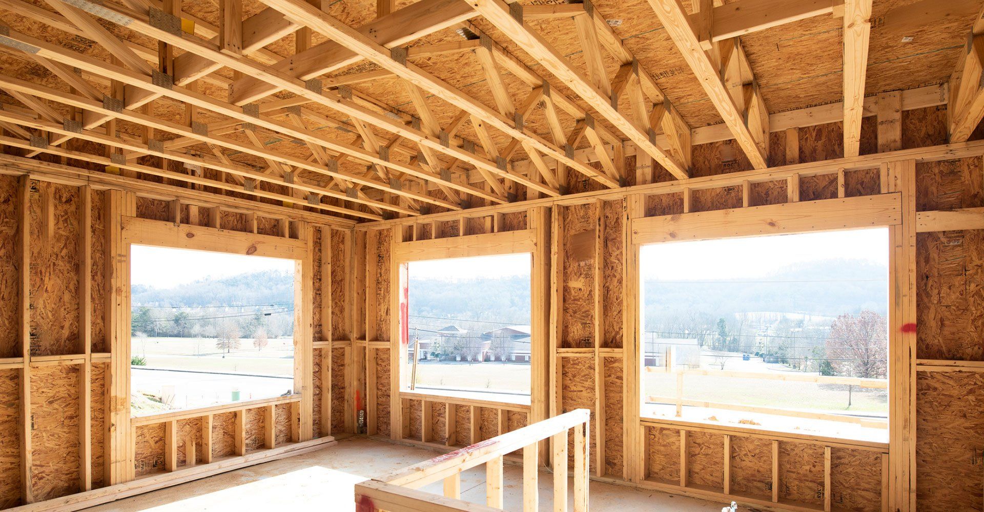 Inside Of House Construction — Gerber, CA — Hinkle Roofing & Construction Inside Of House Construction — Gerber, CA — Hinkle Roofing & Construction