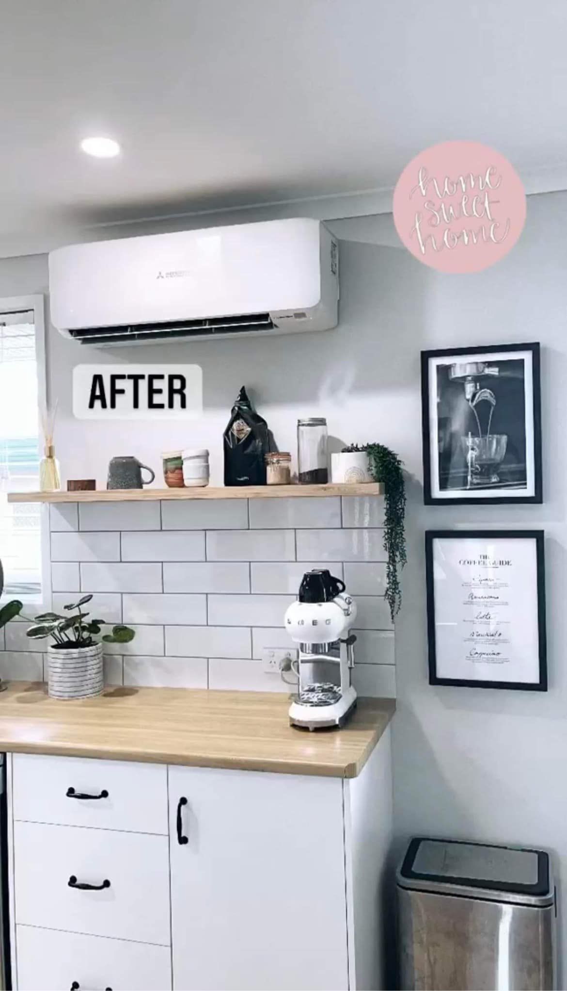 Bright Modern Kitchen With White Cabinets — A & T Air-Conditioning and Refrigeration in Millbank, QLD
