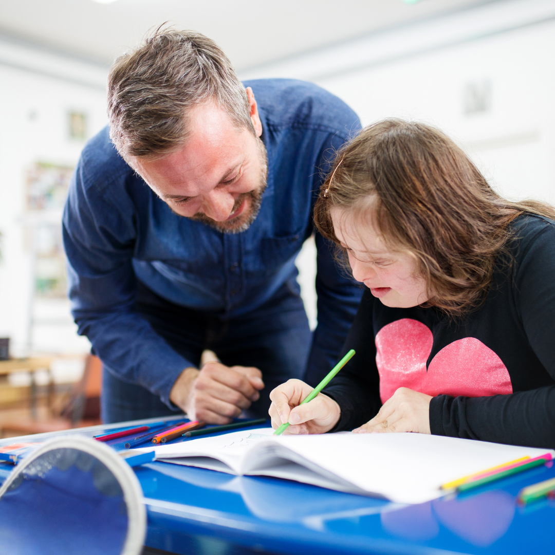 In-home support session focused on daily living skills in Hampton Roads