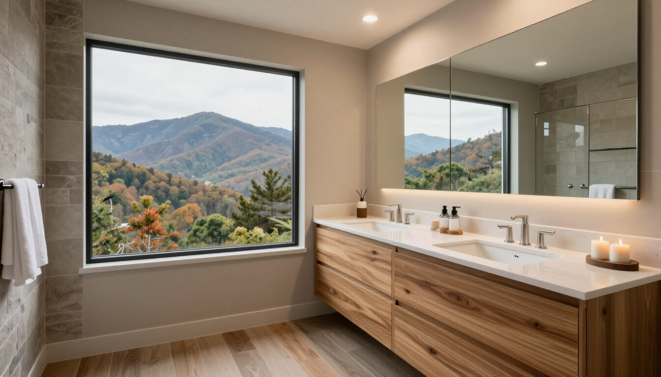 Modern Asheville Bathroom Renovation