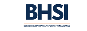 BHSI logo in dark blue with Berkshire Hathaway Specialty Insurance text underneath