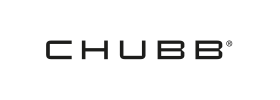CHUBB logo in black text on a white background