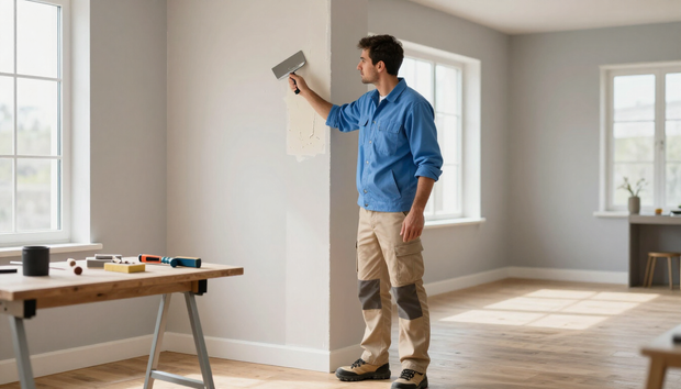 Drywall repair service by Imperial One Home Solutions