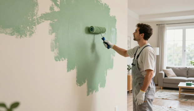 Interior painting service by Imperial One Home Solutions