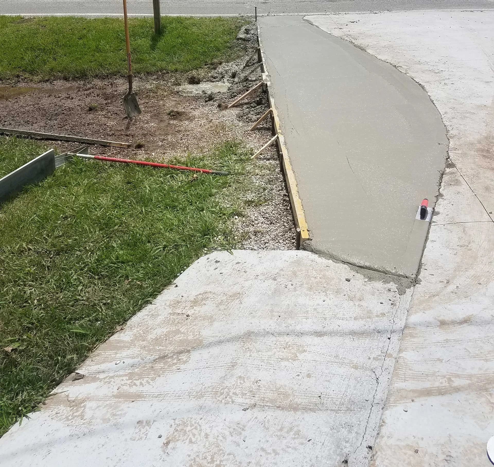 Residential concrete services by Christ Powered Construction Aurora MO
