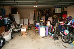 bicycles in the garage