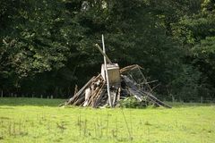 garbages on the grass