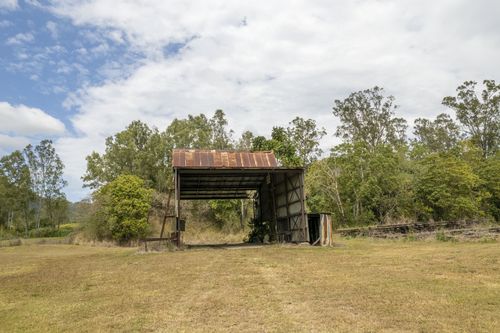 old shed in the yard