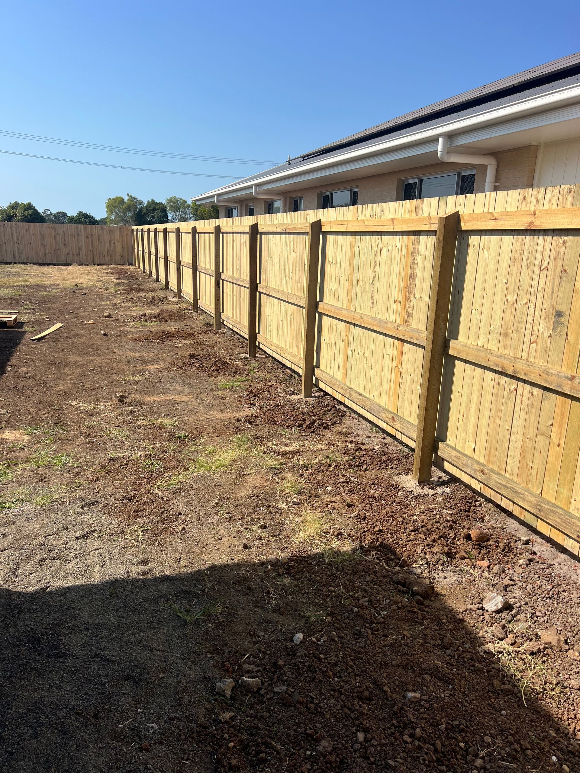 Timber Fence — Landscaper in Bundaberg, QLD